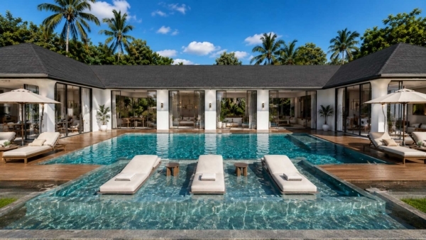 Villa de luxe avec piscine à Bali — investissement immobilier à Bali