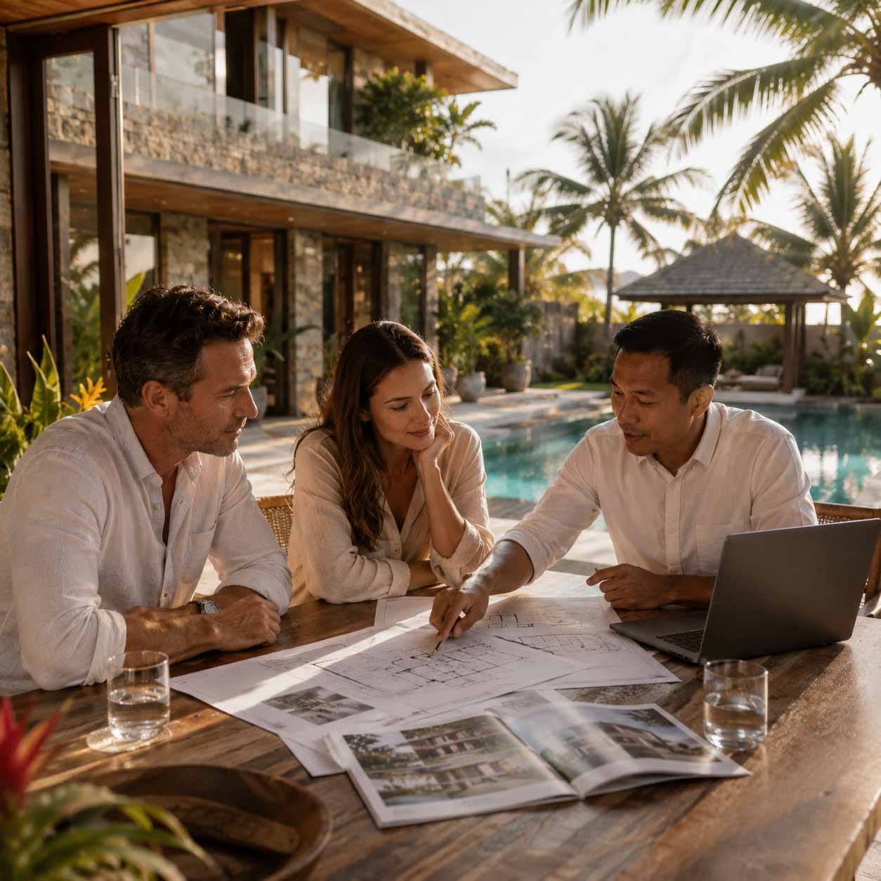 villa balinaise neuve construite par Bali Investissement, investissement immobilier Bali