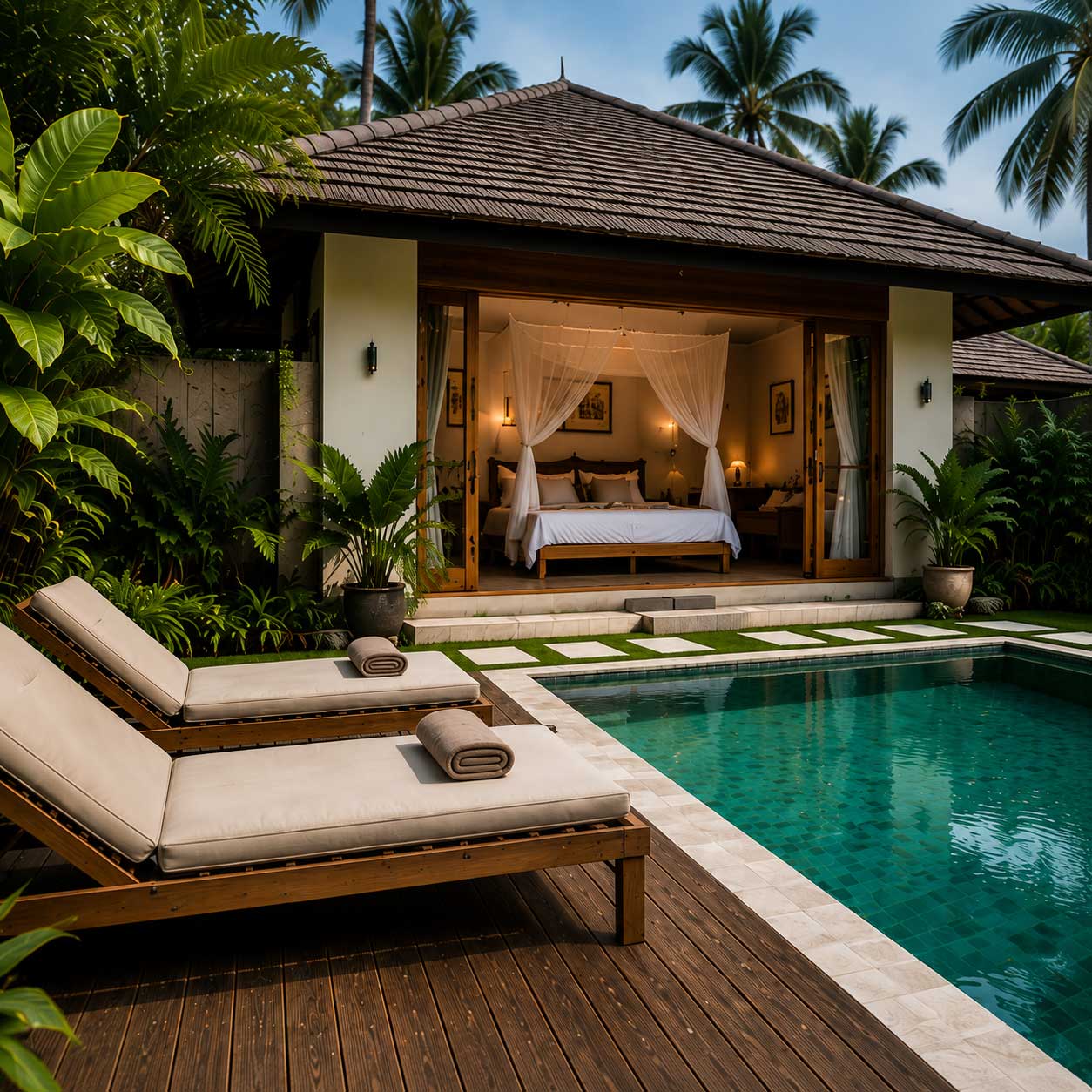 villa Bali avec piscine privée adaptée à l’investissement locatif